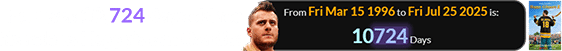 MJF was 10,724 days old for his role as Happy’s son Gordie: