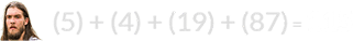(2) + (4) + (20) + (18) = 44