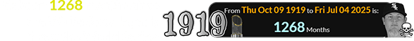 It’s been 1268 months since the White Sox allegedly threw the World Series: