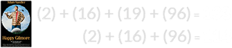 (2) + (16) + (19) + (96) = 133