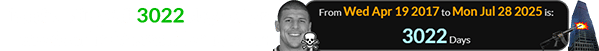 The shooting fell 3022 days after the death of Aaron Hernandez: