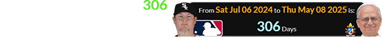 Prevost became the Pope 306 days after the anniversary of Bobby’s first game: