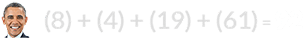 (8) + (4) + (19) + (61) = 92