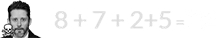 8 + 7 + 2+5 = 22