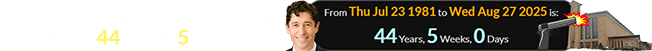 Minneapolis mayor Jacob Frey was exactly 44 years, 5 weeks old: