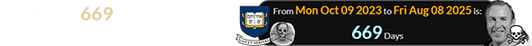 Lovell died 669 days after Yale’s ‘Skull and Bones’ anniversary: