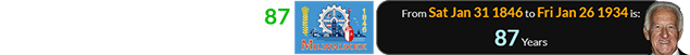 The city of Milwaukee was 87 years old when Uecker was born: