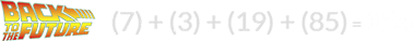 (7) + (3) + (19) + (85) = 114