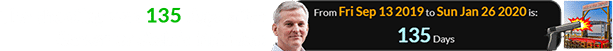 The shooting was 135 days after Governor Stein’s birthday: