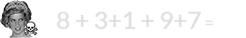 8 + 3+1 + 9+7 = 28