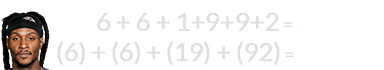 6 + 6 + 1+9+9+2 = 33 and (6) + (6) + (19) + (92) = 123
