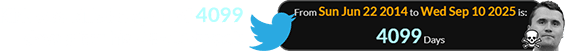 Kirk was killed a span of 4099 days after his AR-15 tweet: