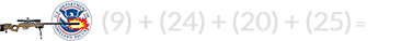 (9) + (24) + (20) + (25) = 78 