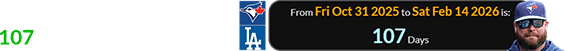 Coach Schneider is a span of 107 days before his birthday: