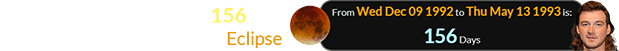 Wallen was born a span of 156 days after the last Total Lunar Eclipse: