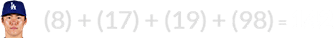 (8) + (17) + (19) + (98) = 142