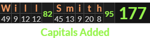 "Will Smith" = 177 (Capitals Added)