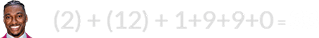 (2) + (12) + 1+9+9+0 = 33