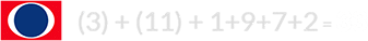 (3) + (11) + 1+9+7+2 = 33