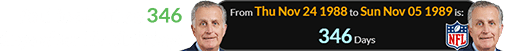Paul took office 346 days after his birthday: