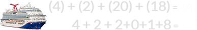 (4) + (2) + (20) + (18) = 44 and 4 + 2 + 2+0+1+8 = 17