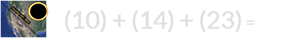 (10) + (14) + (23) = 47