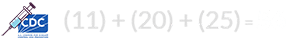 (11) + (20) + (25) = 56