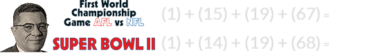 (1) + (15) + (19) + (67) = 102 and (1) + (14) + (19) + (68) = 102