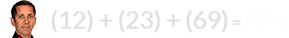 (12) + (23) + (69) = 104