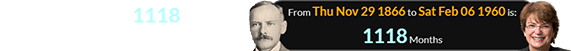 Brown was born 1118 months before Brown’s president: