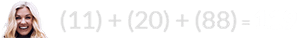 (11) + (20) + (88) = 119