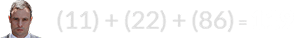 (11) + (22) + (86) = 119