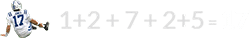 1+2 + 7 + 2+5 = 17