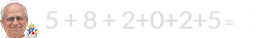 5 + 8 + 2+0+2+5 = 22