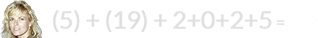 (5) + (19) + 2+0+2+5 = 33