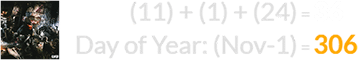(11) + (1) + (24) = 36
