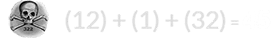 (12) + (1) + (32) = 45