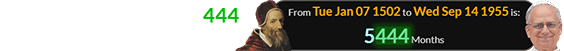Pope Leo XIV was born 5,444 months after Gregory XIII: