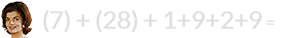 (7) + (28) + 1+9+2+9 = 56