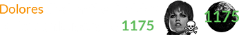 Dolores died on the final day of Brown Lunation # 1175: