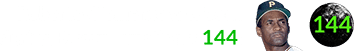 Roberto Clemente was born during Brown Lunation # 144: