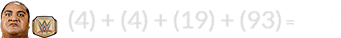 (4) + (4) + (19) + (93) = 120