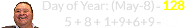 5 + 8 + 1+9+6+9 = 38
