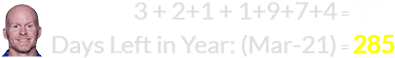 3 + 2+1 + 1+9+7+4 = 27