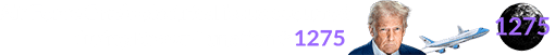 Air Force One’s electrical issue occurred during Brown Lunation # 1275: