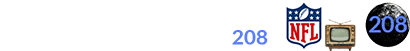 The first televised NFL game aired during Brown Lunation # 208: