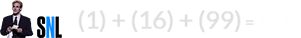 (1) + (16) + (99) = 116