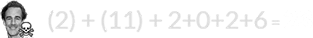 (2) + (11) + 2+0+2+6 = 23