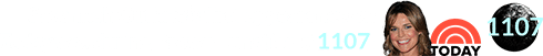Savannah Guthrie’s first appearance on Today was during Brown Lunation # 1107: