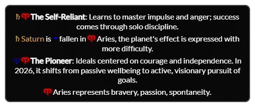 Saturn and Neptune in Aries